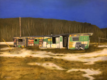 Weathered Mobile Home